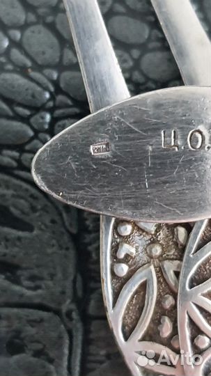 Старинный набор стопки мельхиор на подносе, ложки