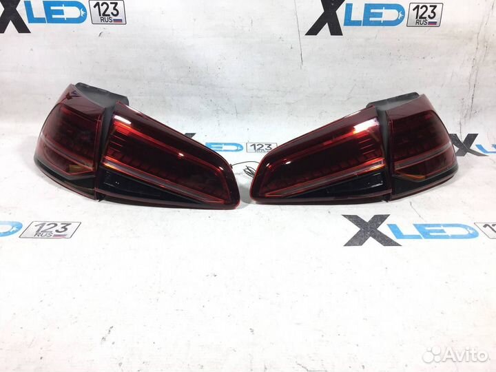 Фонари комплект Golf 7 LED в стиле рестайлинга 7.5