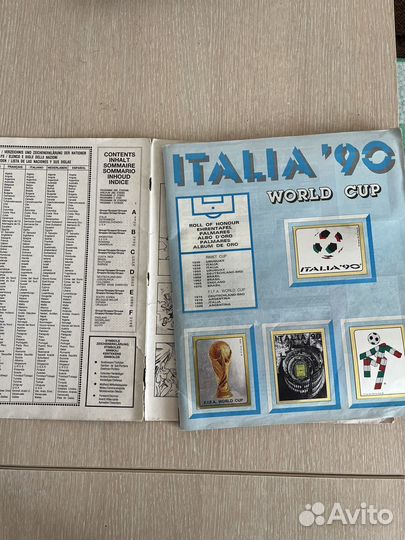 Альбом Panini Italia 90