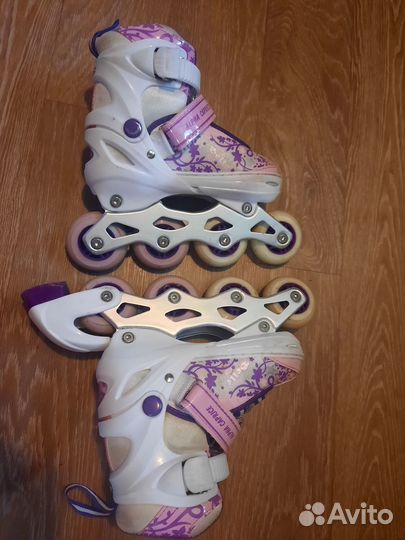 Роликовые коньки детские раздвижные
