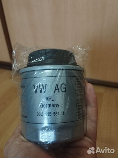 Масляной фильтр Volkswagen polo