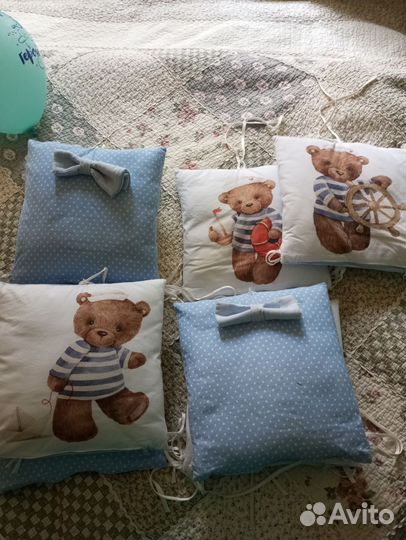 Бортики в детскую кроватку