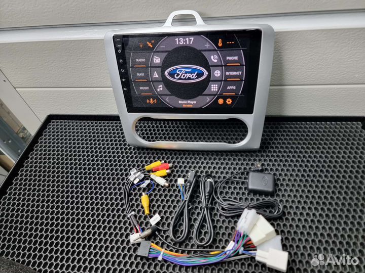 Магнитола на Ford Focus 1/16гб android 10