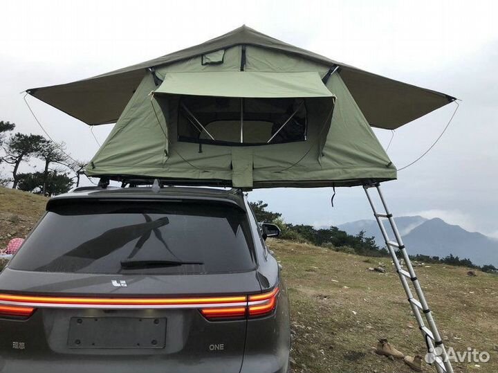 Двухслойная палатка на крышу автомобиля