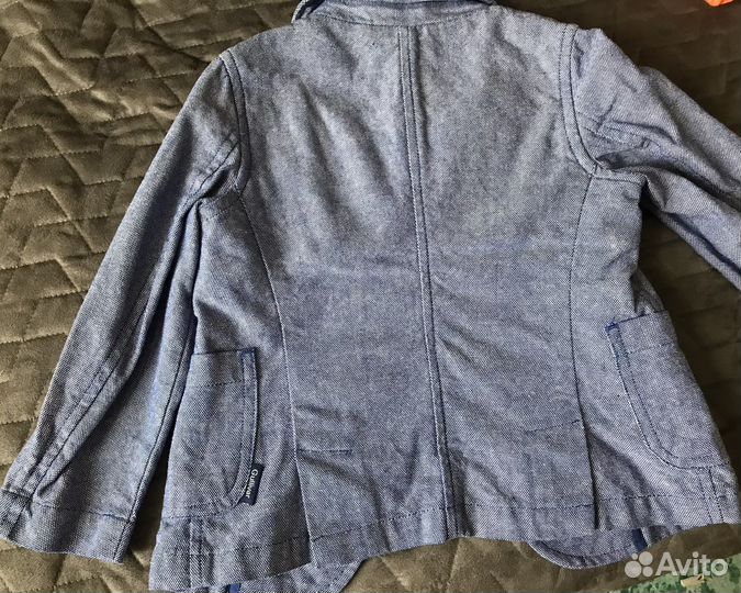 Пиджак для мальчика gulliver 92 98