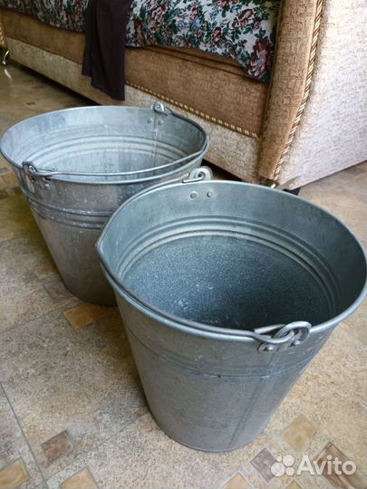 Ведра оцинкованное большие