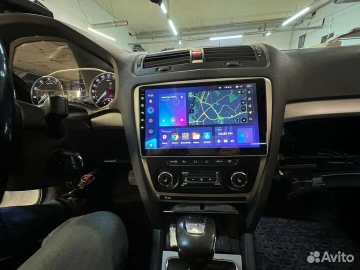 Штатная магнитола teyes cc3 Skoda Octavia A5