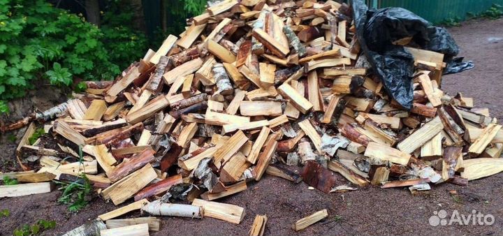 Дрова сухие в укладку любого объема