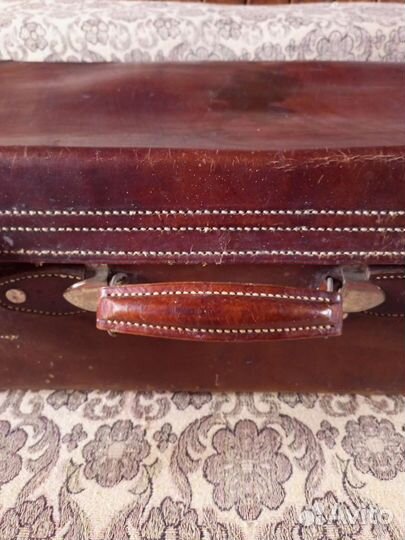 Кожаный чемодан СССР