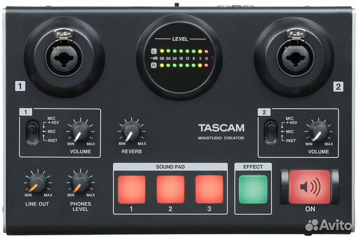 USB аудиоинтерфейс Tascam US-42B
