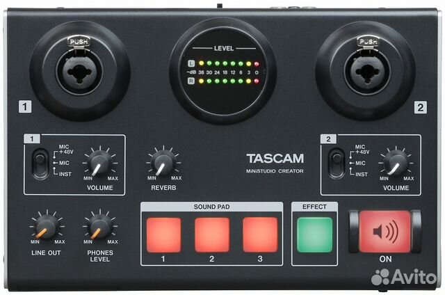 USB аудиоинтерфейс Tascam US-42B