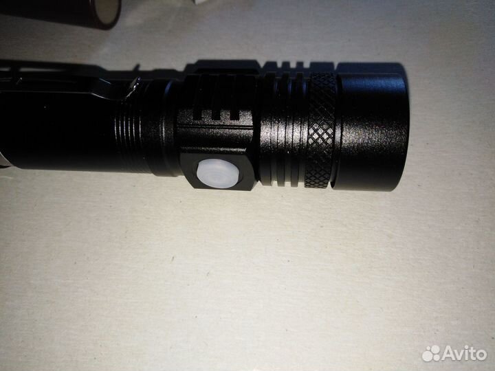 Фонарик алюминиевый 4 режима с зумом