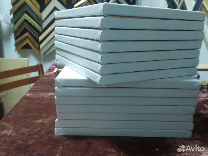 Холст на подрамнике лен