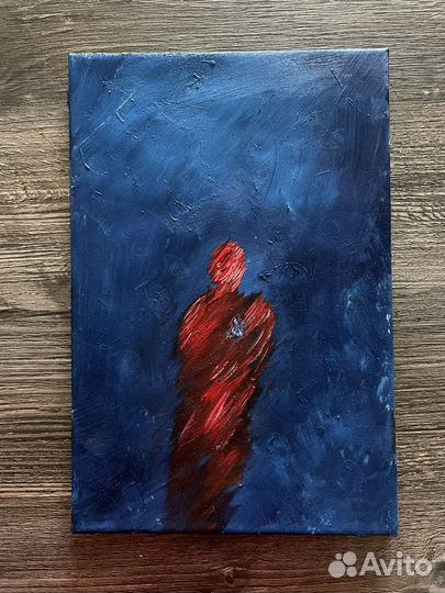 Картина маслом «Человек»