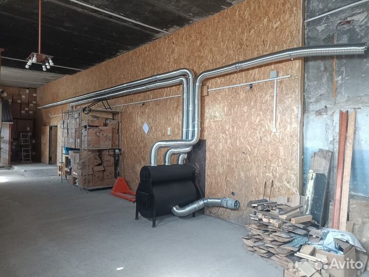 Печь буржуйка для гаража