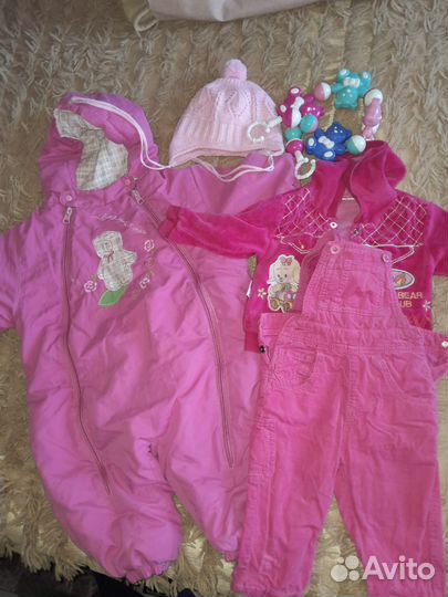 Детские вещи пакетом для девочек 74