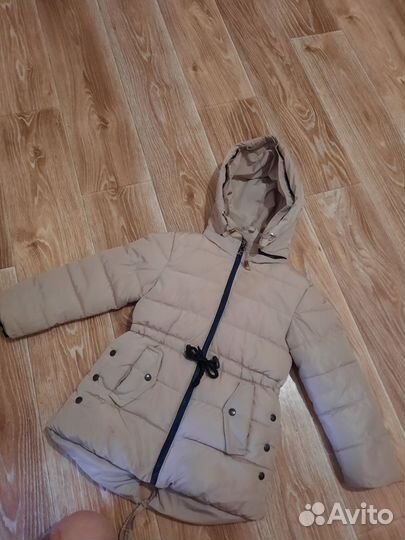 Пуховик зимний для девочки 98р-ра