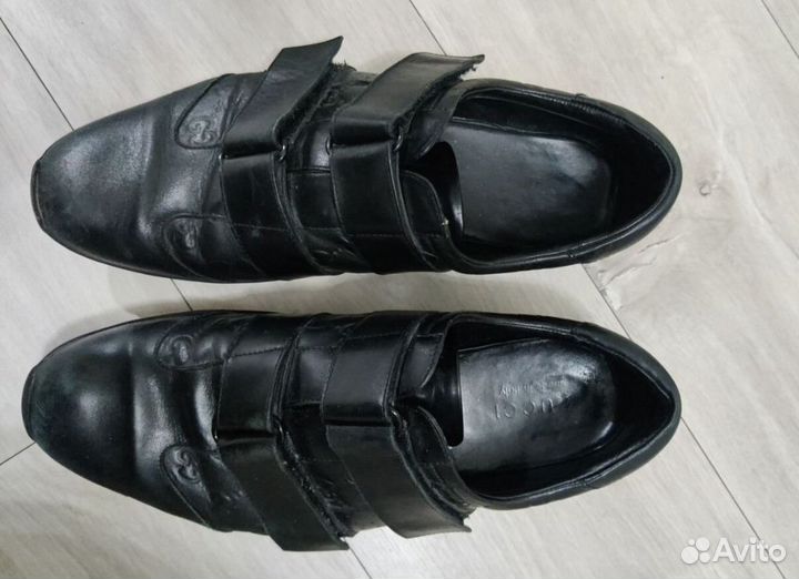 Гуччи ботинки из натуральной кожи 42,5