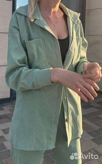 Вельветовый костюм 42