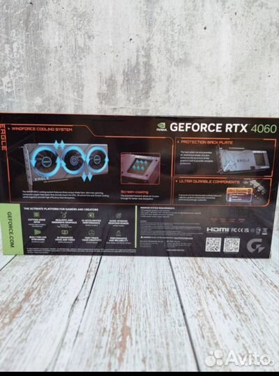 Видеокарта RTX 4060 gigabyte eagle