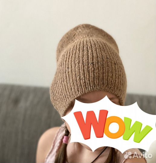 Новая шапка с красивой макушкой