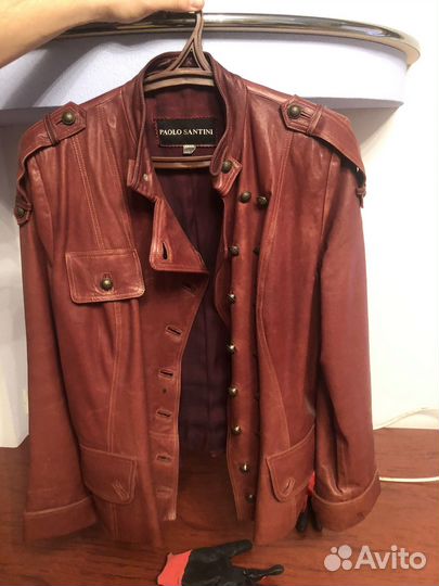 Куртка кожаная женская