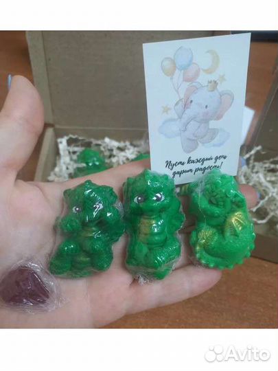 Мыло ручной работы дракон