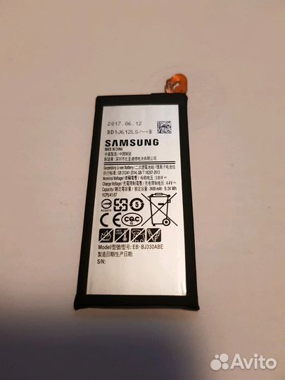 Аккумулятор samsung galaxy J3 2017 j330f оригинал