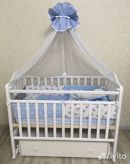 Бортики в детскую кроватку