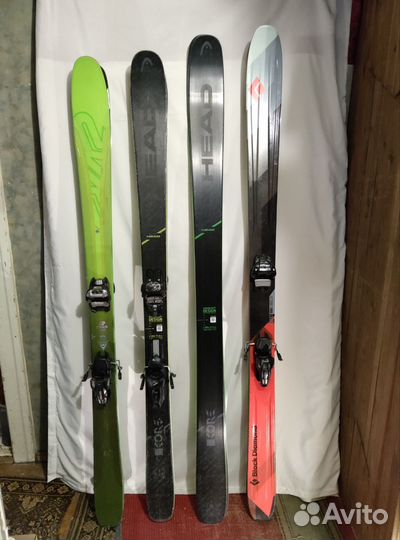 Горные лыжи. Универсальные, фрирайд