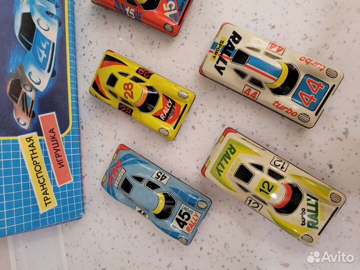 Набор машинок Ралли родом из СССР