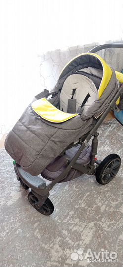 Коляска adamex 3 в 1 бу