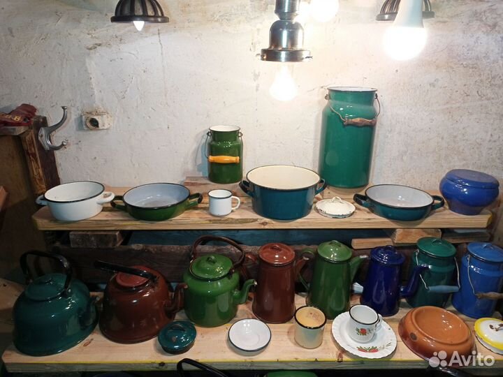 Эмалированная посуда СССР