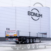 Полуприцеп бортовой Bonum 914296-06, 2024