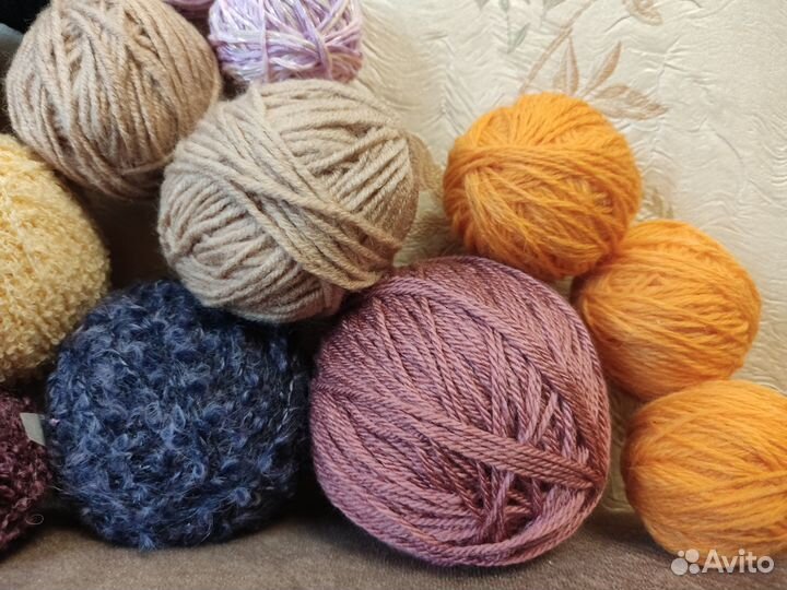 Пряжа нитки для вязания пакетом
