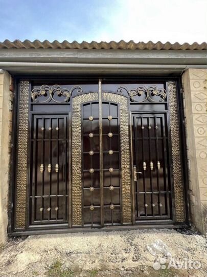 Кованные ворота бюджетные