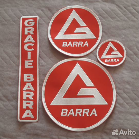 Комплект нашивок на GI (кимоно Ги) Gracie Barra