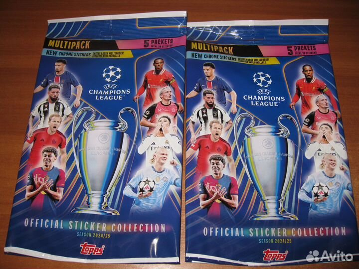 Наклейки topps лига чемпионов 2025