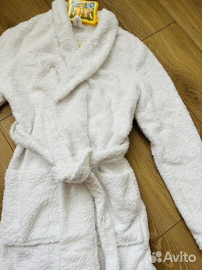 Детский халат для бассейна,размер 134-146