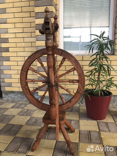 Прялка деревянная старинная