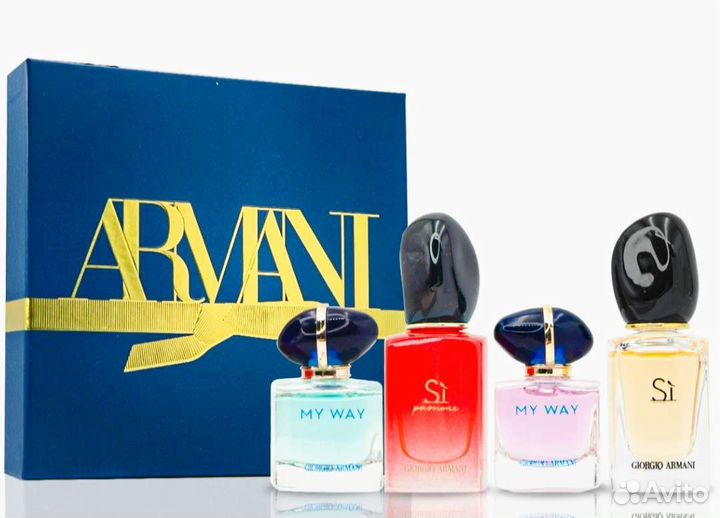 Парфюмированный набор giorgio armani 4х7 мл