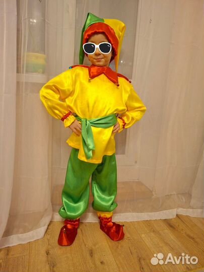 Новогодний костюм шута, петрушки, скомороха