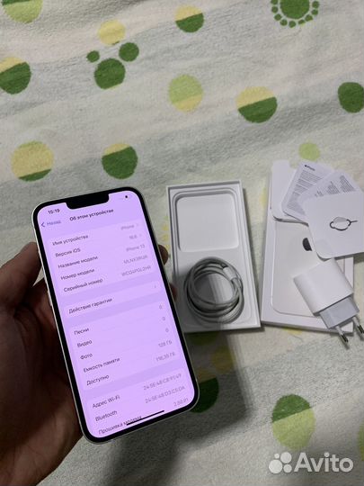 iPhone 13 128gb white RU/A