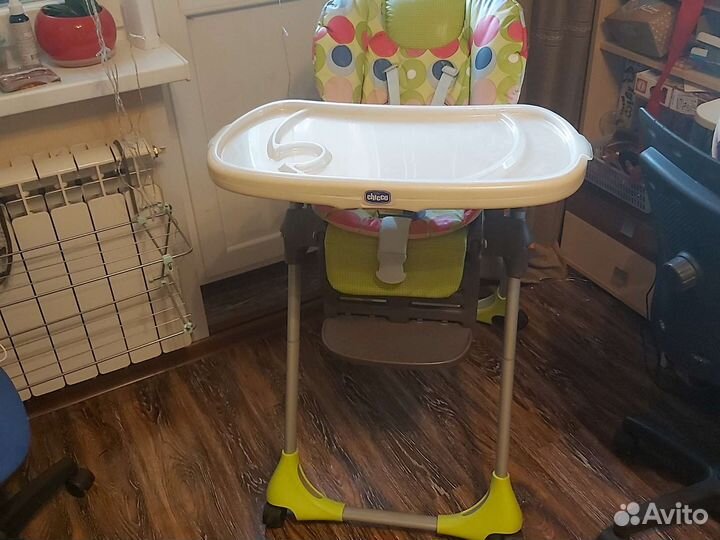 Стульчик для кормления chicco polly miro