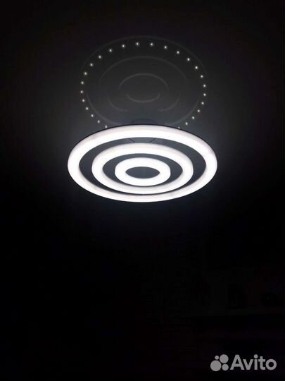 Люстра потолочная светодиодная с пультом