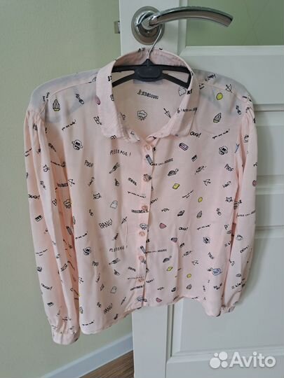 Школьные белые блузки, рост 146-158