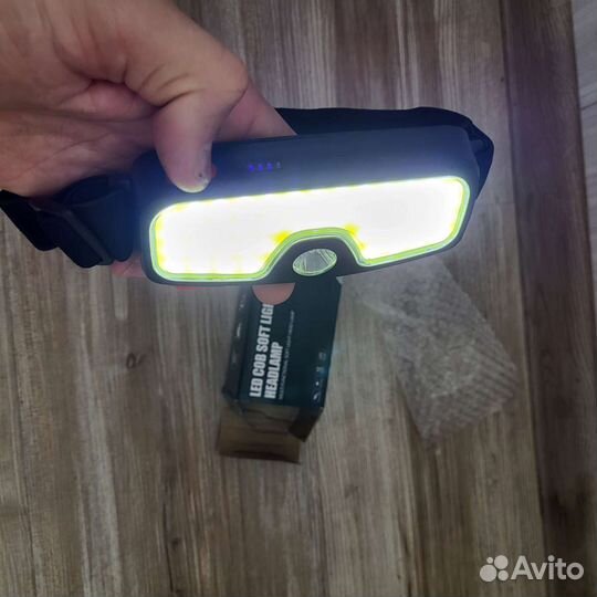 Фонарик налобный аккумуляторный мощный