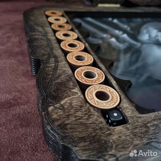 Нарды со стеклом