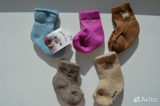 Продам шерстяные носочки для детей Монголия