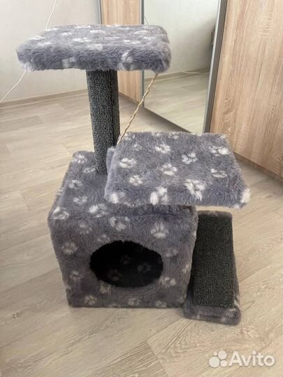 Домик для кошки с когтеточкой